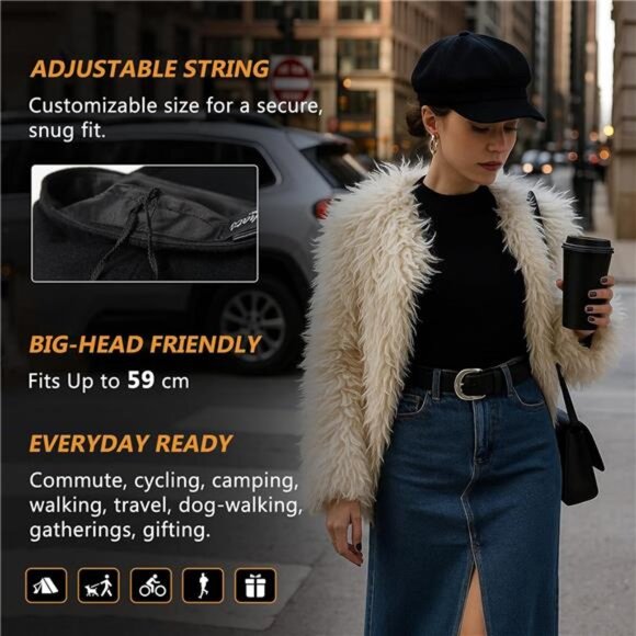 Women’s Wool Newsboy Hat Winter Warm Fashion Pageboy Cabbie Cap Beret main image 6